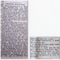 Martha Anna Francis Austin Obituary