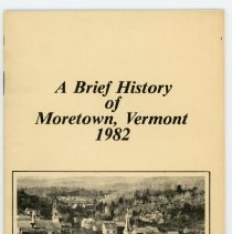 Brief History of Moretown, VT