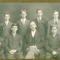 Rev. Kellogg and Boys Club