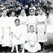 Young women at Etta Graves' home