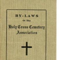 By-Laws of The Holy Cross Cemetery Association, Inc, Waterbury, VT, 1934