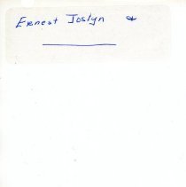 Joslyn, Ernest