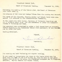 Board of Director Minutes 12/15/36