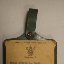 Leonard Pratt's CCC Bed Tag