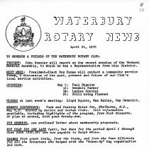 Newsletters - 1-5-70 thru 12-29-70