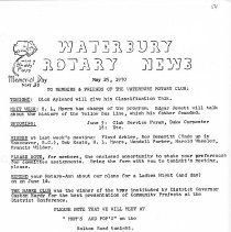 Newsletters - 1-5-70 thru 12-29-70