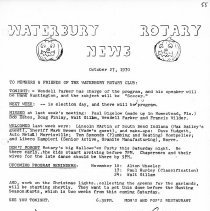 Newsletters - 1-5-70 thru 12-29-70
