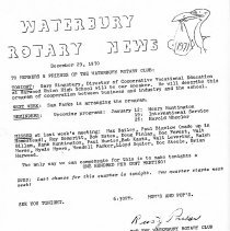 Newsletters - 1-5-70 thru 12-29-70