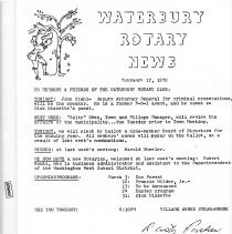 Newsletters - 1-5-70 thru 12-29-70