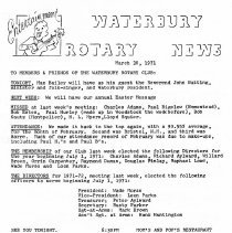 Newsletters -  1-19-1971 thru 12-21-1971