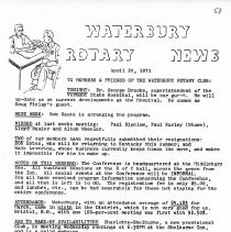 Newsletters -  1-19-1971 thru 12-21-1971