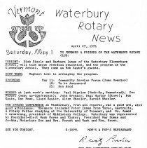 Newsletters -  1-19-1971 thru 12-21-1971