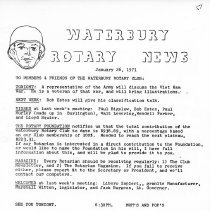 Newsletters -  1-19-1971 thru 12-21-1971