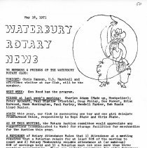 Newsletters -  1-19-1971 thru 12-21-1971
