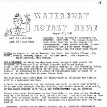 Newsletters -  1-19-1971 thru 12-21-1971