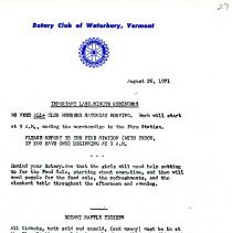Newsletters -  1-19-1971 thru 12-21-1971