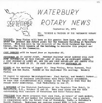 Newsletters -  1-19-1971 thru 12-21-1971