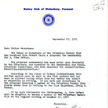 Newsletters -  1-19-1971 thru 12-21-1971