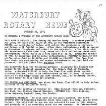 Newsletters -  1-19-1971 thru 12-21-1971