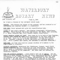 Newsletters -  1-19-1971 thru 12-21-1971