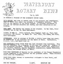 Newsletters 1-4-1972 thru 12-26-1972