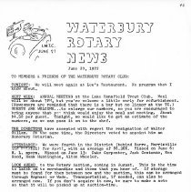 Newsletters 1-4-1972 thru 12-26-1972