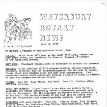 Newsletters 1-4-1972 thru 12-26-1972
