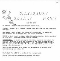 Newsletters 1-4-1972 thru 12-26-1972