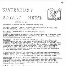 Newsletters 1-4-1972 thru 12-26-1972