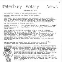 Newsletters 1-4-1972 thru 12-26-1972