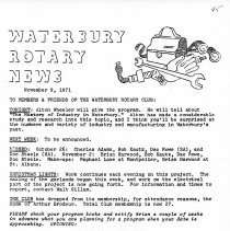 Newsletters 1-4-1972 thru 12-26-1972