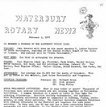Newsletters 1-4-1972 thru 12-26-1972