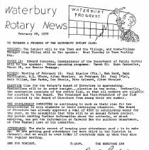 Newsletters 1-4-1972 thru 12-26-1972