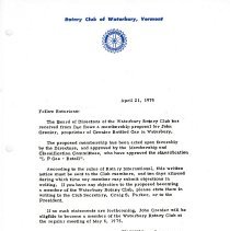 Newletters - 1/21/75 thru 12/17/75