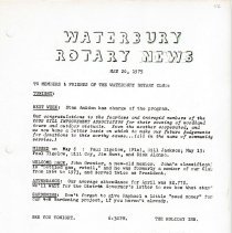 Newletters - 1/21/75 thru 12/17/75