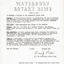 Newletters - 1/21/75 thru 12/17/75