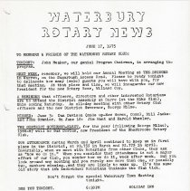 Newletters - 1/21/75 thru 12/17/75