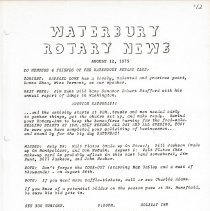 Newletters - 1/21/75 thru 12/17/75