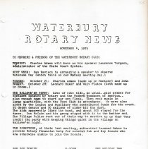 Newletters - 1/21/75 thru 12/17/75