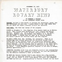 Newletters - 1/21/75 thru 12/17/75