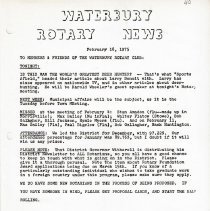 Newletters - 1/21/75 thru 12/17/75