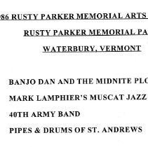 Waterbury Rotary Summer Concerts - 1986