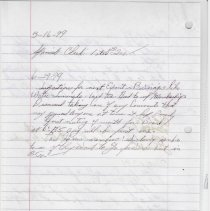 Waterbury Rotary - Regular Membership Meetings - 1989-1999