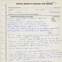 Waterbury Rotary - Regular Membership Meetings - 1989-1999