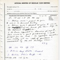 Waterbury Rotary - Regular Membership Meetings - 1989-1999