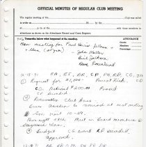 Waterbury Rotary - Regular Membership Meetings - 1989-1999