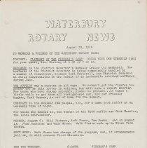 Newsletters - 1-8-74 thru11-12-74