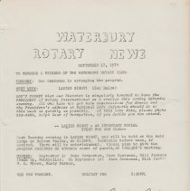 Newsletters - 1-8-74 thru11-12-74