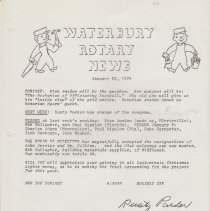 Newsletters - 1-8-74 thru11-12-74