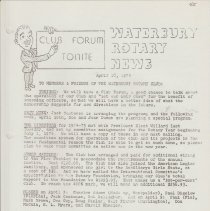 Newsletters - 1-8-74 thru11-12-74